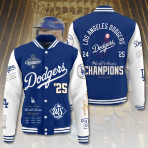 Los Angeles Dodgers 2025 World Series Champions Varsity Jacket - TMTHU1855