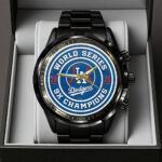 Los Angeles Dodgers World Series 2025 Black Stainless Steel Watch - TANTN18314