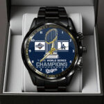 Los Angeles Dodgers World Series 2025 Black Stainless Steel Watch - TANTN18861