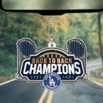 Los Angeles Dodgers World Series 2025 Custom shape 2-sided Acrylic Car Ornament - TANTN18208