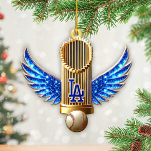 Los Angeles Dodgers World Series 2025 Custom Shape 2-sided Acrylic Ornament – GNE46547