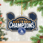 Los Angeles Dodgers World Series 2025 Custom Shape 2-sided Acrylic Ornament – TANTN18209