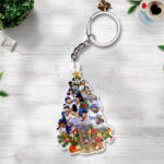 Los Angeles Dodgers World Series 2025 Custom Shape 2-sided Keychain - TANTN18684