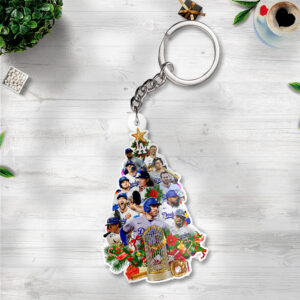 Los Angeles Dodgers World Series 2025 Custom Shape 2-sided Keychain - TANTN18684