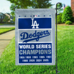 Los Angeles Dodgers World Series 2025 Double-side Garden Flag - TANTN18894