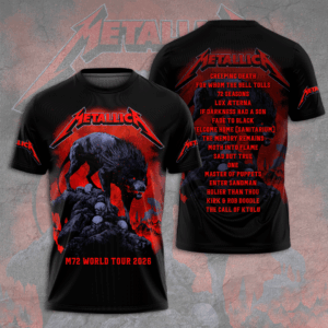 Metallica 3D Apparel - TMTHU2188