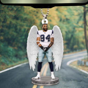 Marshawn Kneeland x Dallas Cowboys Custom shape 2-sided Acrylic Car Ornament - TMTHU1959