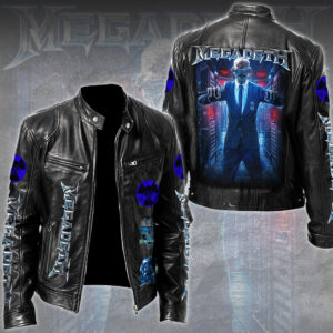 Megadeth Motorcycle Leather Jacket - TMTHU2292