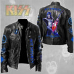 KISS x Ace Frehley Motorcycle Leather Jacket - TMTHU2030