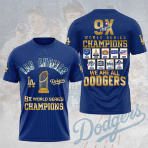 Los Angeles Dodgers 3D Apparel - NGHIAVT5480