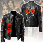 AC/DC Motorcycle Leather Jacket - NGHIAVT5502