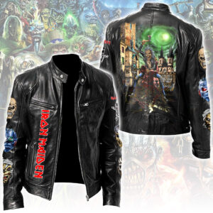 Iron Maiden Motorcycle Leather Jacket - NGHIAVT5503
