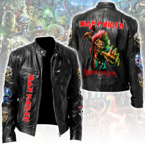 Iron Maiden Motorcycle Leather Jacket - NGHIAVT5504