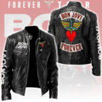 Bon Jovi Motorcycle Leather Jacket - NGHIAVT5508