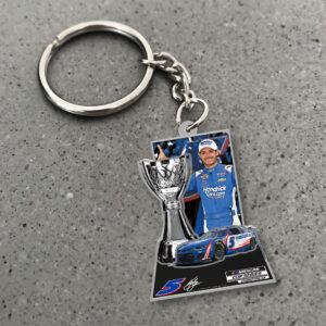 Kyle Larson 2025 Custom Shape 2-sided Keychain - NGHIAVT5583