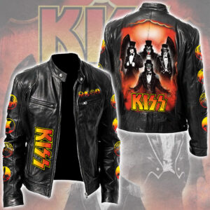 KISS 2025 Motorcycle Leather Jacket - NGHIAVT5609