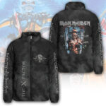 Iron Maiden 3D Stand Collar Puffer Jacket - NGHIAVT5653