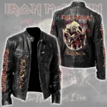 Iron Maiden Motorcycle Leather Jacket - NGHIAVT5663