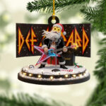 Def Leppard Custom Shape 2-sided Acrylic Ornament – NGHIAVT5692