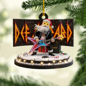 Def Leppard Custom Shape 2-sided Acrylic Ornament – NGHIAVT5692
