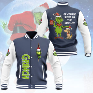 The Grinch Varsity Jacket - NGHIAVT5695