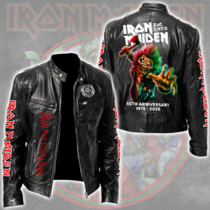 Iron Maiden Motorcycle Leather Jacket - NGHIAVT5711
