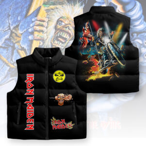 Iron Maiden 2025 3D Sleeveless Down Jacket - NGHIAVT5712