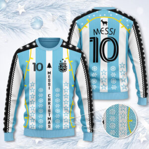 Lionel Messi x Argentina National Football Team 2025 Ugly Sweater - NGHIAVT5721