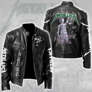 Metallica Motorcycle Leather Jacket - NGHIAVT5741