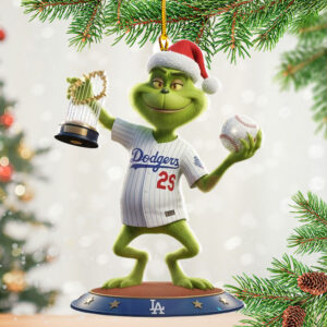 Los Angeles Dodgers 2025 Custom Shape 2-sided Acrylic Ornament – NGHIAVT5744