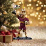 Brisbane Broncos 2025 Custom Shape 2-sided Acrylic Ornament – NGHIAVT5746