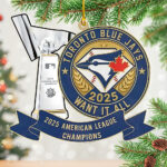 Toronto Blue Jays 2025 Custom Shape 2-sided Acrylic Ornament – NGHIAVT5775
