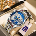 New York Giants 101st Anniversary Alloy Luxury Quartz Watch - TANTN18486