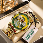 Oregon Ducks Football 131 Years Alloy Luxury Quartz Watch - MAITM13671