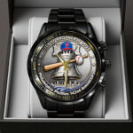 Philadelphia Phillies 142nd Anniversary Black Stainless Steel Watch - TANTN18483