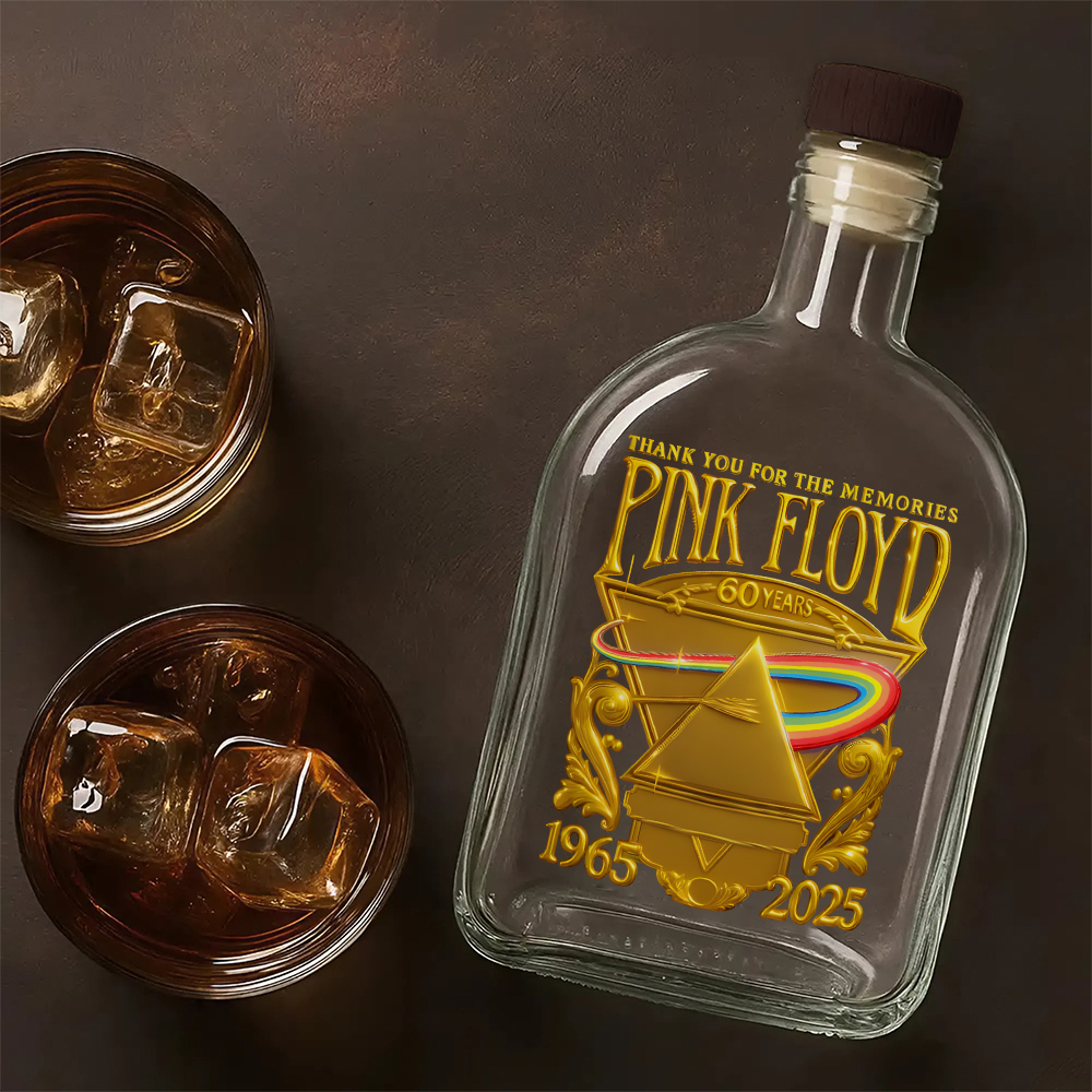 Pink Floyd 60th Anniversary 25oz Empty Whiskey Bottle – MAITM13745 ...