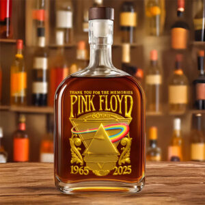 Pink Floyd 60th Anniversary 25oz Empty Whiskey Bottle - MAITM13745