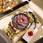 Poppy Remembrance Military Alloy Luxury Quartz Watch – TANTN18439