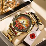 Poppy Remembrance Military Alloy Luxury Quartz Watch - TANTN18441