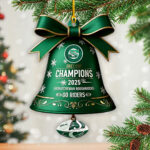 Saskatchewan Roughriders 2025 Grey Cup Champions Custom Shape 2-sided Acrylic Ornament – HOATT14818