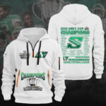 Saskatchewan Roughriders 2025 Grey Cup Champions 2D Quarter Zip Hoodie – HOATT14721