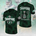 Saskatchewan Roughriders 2025 Grey Cup Champions 3D Football Jersey – MAITM13852