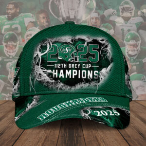 Saskatchewan Roughriders 2025 Grey Cup Champions Classic Cap - TMTHU2237