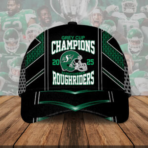 Saskatchewan Roughriders 2025 Grey Cup Champions Classic Cap - HOATT14699