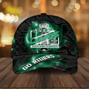 Saskatchewan Roughriders 2025 Grey Cup Champions Classic Cap - HOATT14720