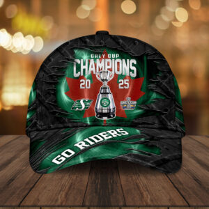 Saskatchewan Roughriders 2025 Grey Cup Champions Classic Cap - HOATT14740