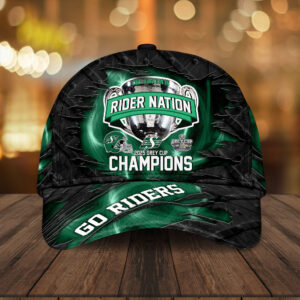 Saskatchewan Roughriders 2025 Grey Cup Champions Classic Cap - HOATT14742