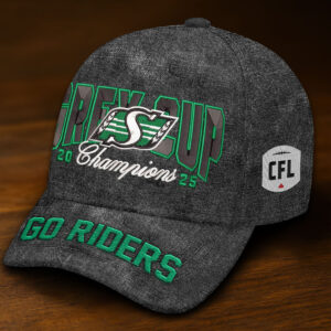 Saskatchewan Roughriders 2025 Grey Cup Champions Classic Cap - HOATT14761