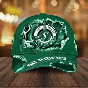 Saskatchewan Roughriders 2025 Grey Cup Champions Classic Cap - HOATT14764