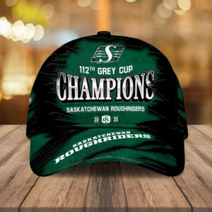 Saskatchewan Roughriders 2025 Grey Cup Champions Classic Cap - TANTN18772